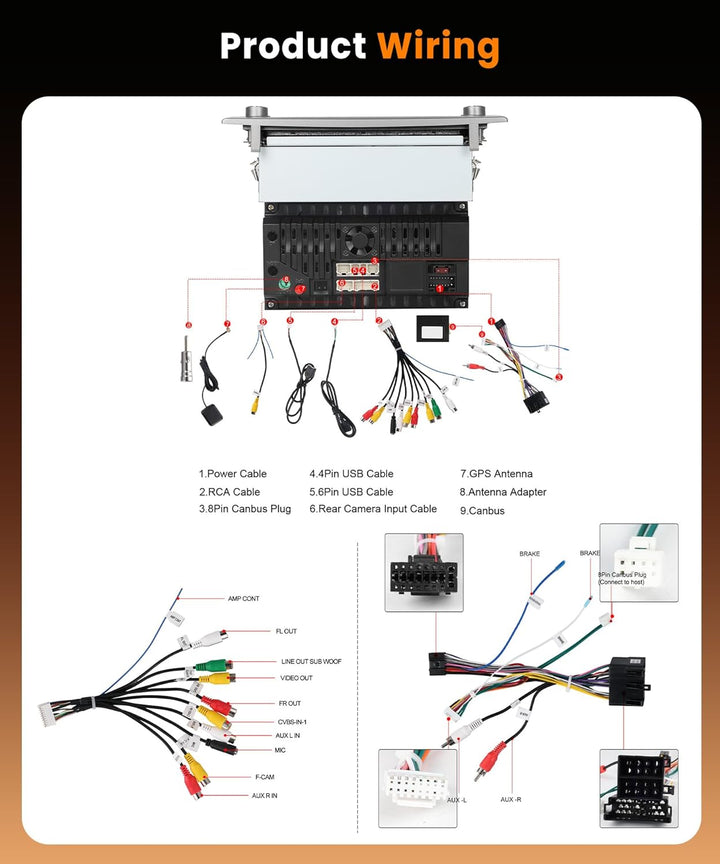 8 Kern 4G+64G Autoradio Android 15 für Alfa Romeo MITO 2008-2016, 7 Zoll HD IPS Touchscreen Auto Rad