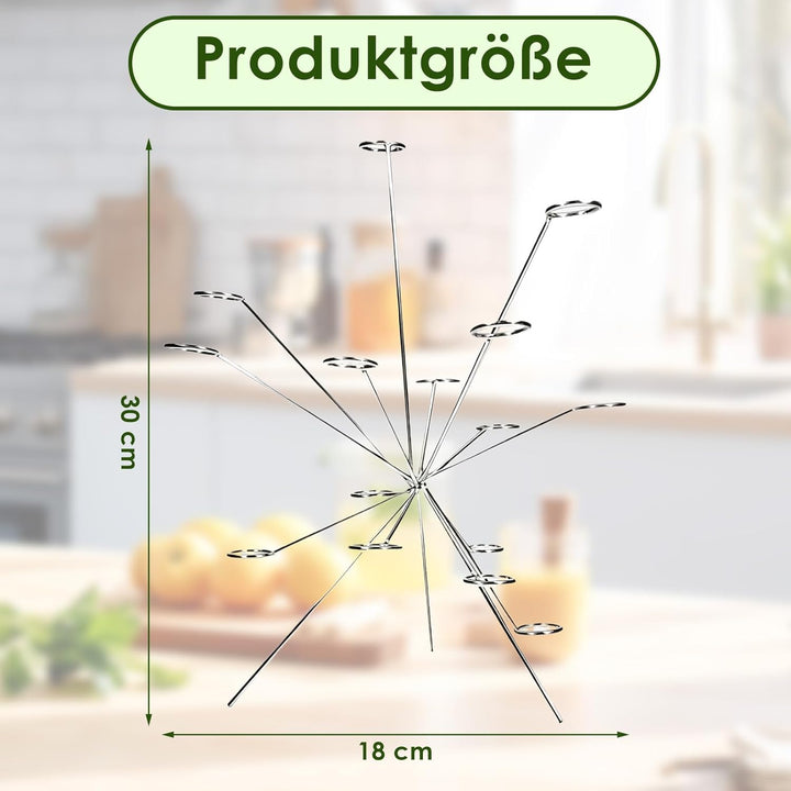 Exploded Fruit Bowl, Legierung Obstschale, 360° Belüftetes Fruit Bowl, 30×18 Cm Obstschale Modern, D
