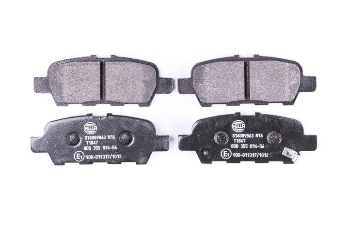 HELLA PAGID 8DB 355 014-561 Bremsbelagsatz - T1847 - Dicke/Stärke: 13.8mm - Bremssystem: Akebono - m