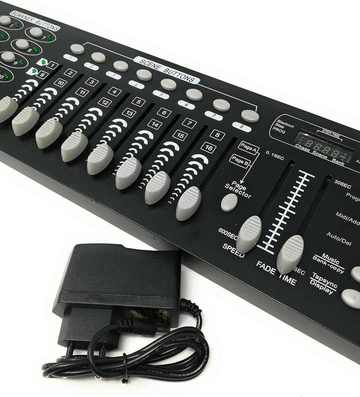 Saldi DMX512 Steuerung der Lichter Effekte, DMX-Controller für DJ-Mixer, 192 Kanäle