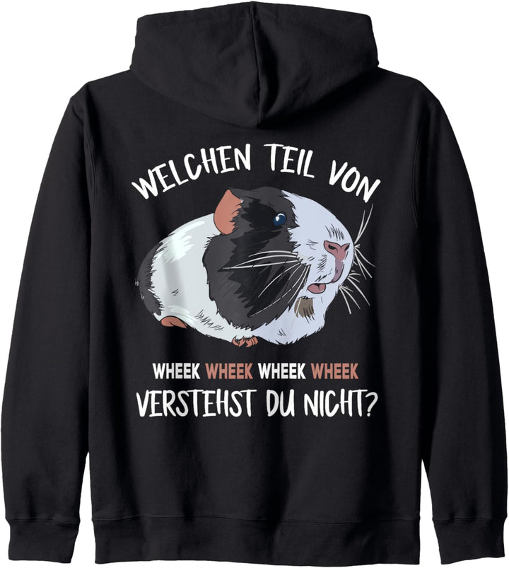 Wheek, Wheek, Wheek Meerschweinchen Kapuzenjacke