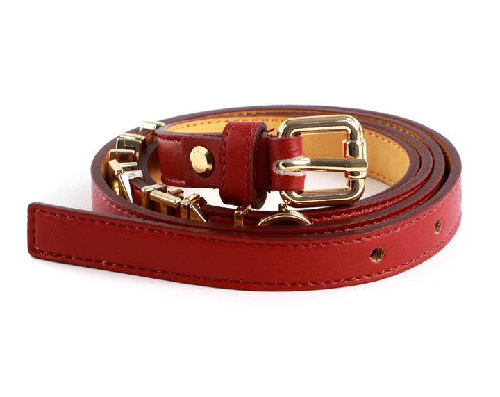 VALENTINO Emma Winter Belt W85 Rosso - kürzbar