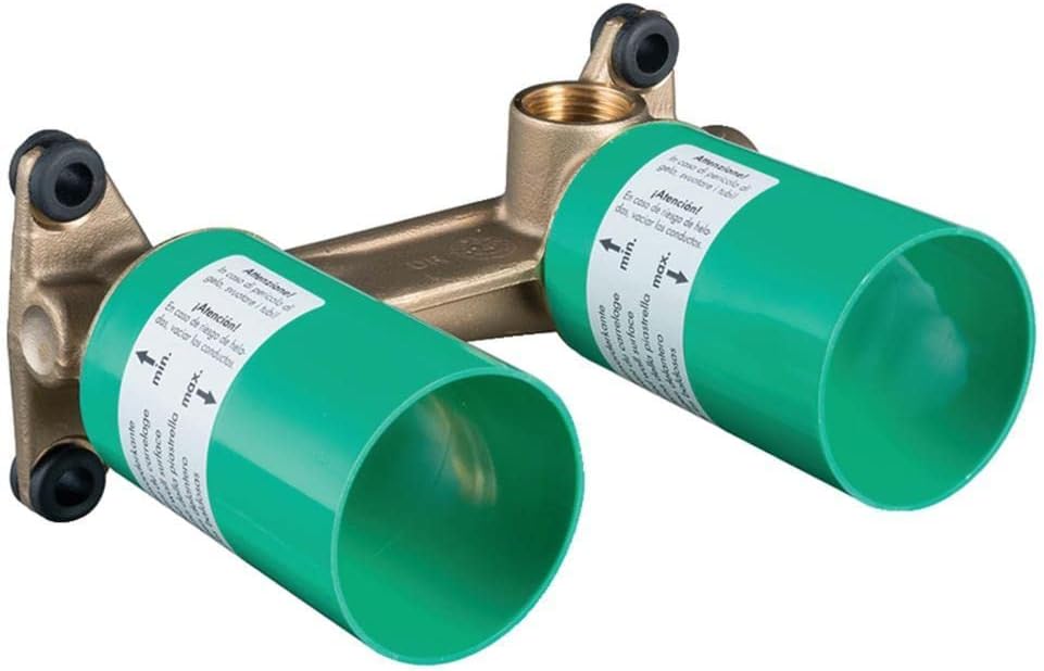 hansgrohe Grundkörper für Einhebel-Waschtischarmaturen Unterputz für Wandmontage Single, Single