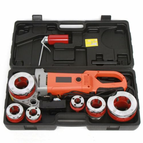 Begoniape 220V 2300W Elektrischer Rohreinfädler, Gewindeschneider Gewindeschneidkluppe, Schneidklupp