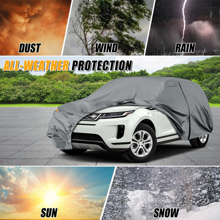 Autoabdeckung Wasserdicht für Land Rover Range Rover Evoque 2011-2025, Vollgarage Autoplane Auto Abd