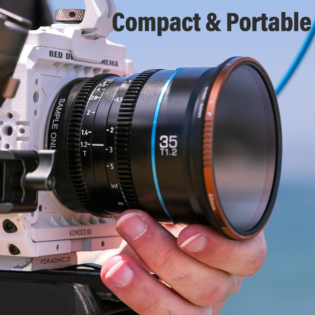 SIRUI Night Walker T1.2 S35 Cine Objektiv-Set, 24 mm, 35 mm, 55 mm, grosse Blende, manueller Fokus (