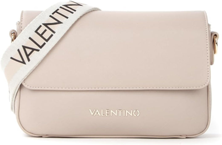 Valentino Damen Zero Re Umhängetasche, Beige