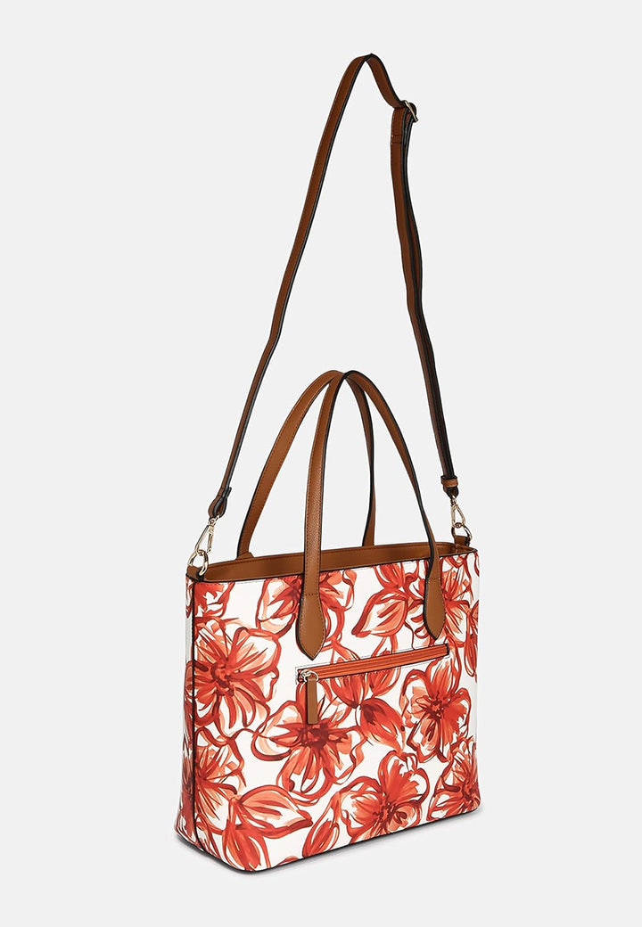 L. CREDI Handtasche Jasmin mit Label-Applikationen Damen Einheitsgrösse Pumpkin, Einheitsgrösse Pump