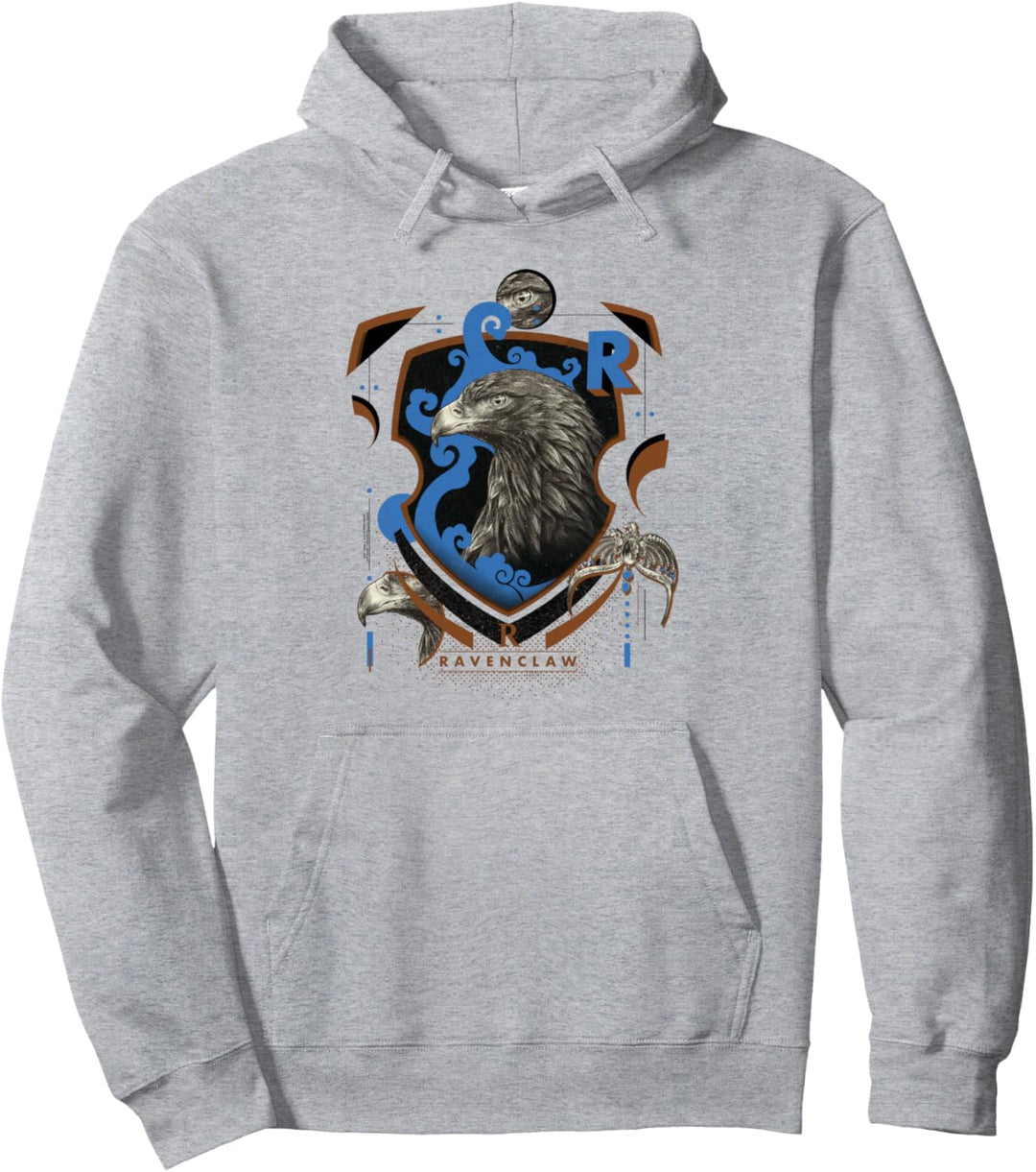 Harry Potter Ravenclaw Magicial Mischief Level Up Crest Pullover Hoodie