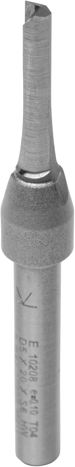 ENT 10208 Nutfräser VHW, Schaft (S) 6 mm, Durchmesser (D) 5 mm, NL 20 mm, SL 32 mm, GL 65 mm D=5 / N