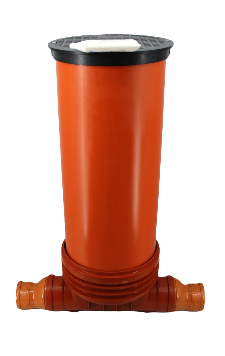 Megaa store KG Kontrollschacht DN 400/2 x Anschlüsse 160-125-110 Höhe 0,5m bis 2m Revisionsschacht A