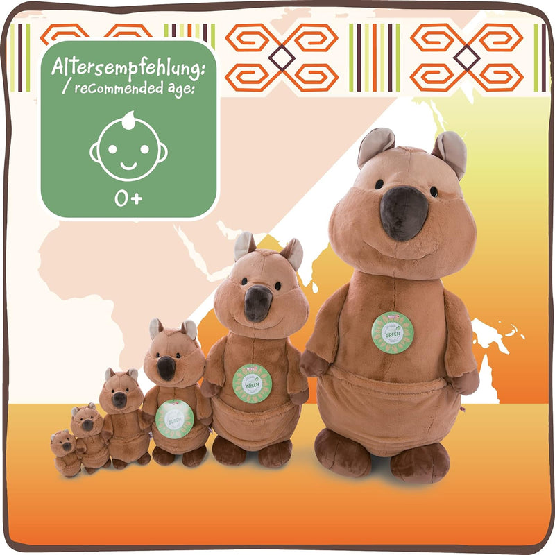 NICI Kuscheltier Quokka-Mola 45cm – Nachhaltiges Plüschtier für Mädchen, Jungen & Babys – Flauschige