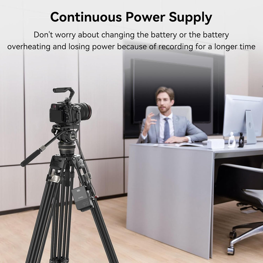 SMALLRIG D-TAP auf LP-E6NH Dummy-Akku, LP-E6NH Spiral-Stromkabel für Canon R5, R6, R7, R, R5C, 5D II