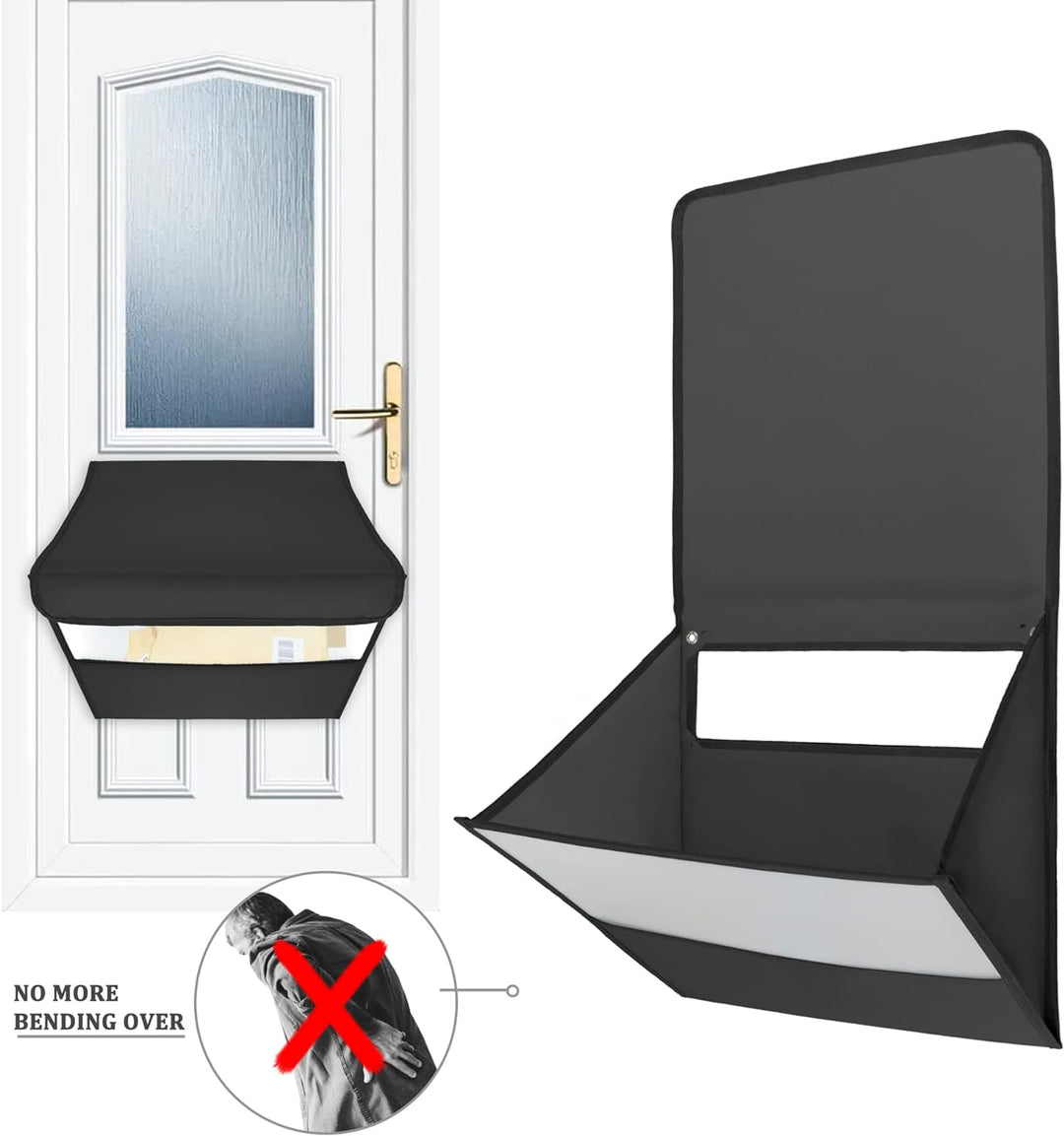 Briefschlitz Abdeckung an der Tür Hängend, Innen Briefkasten Reissfest, Schwarz Postfänger Ohne Schr