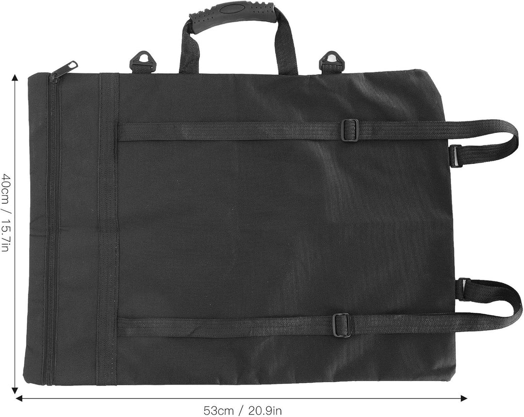 GLOGLOW Tragbarer A3 Zeichenbrett-Rucksack, Multifunktional Wasserdicht, mit Edelstahl-Metallreissve