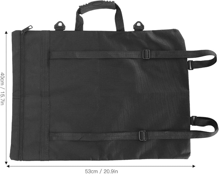 GLOGLOW Tragbarer A3 Zeichenbrett-Rucksack, Multifunktional Wasserdicht, mit Edelstahl-Metallreissve