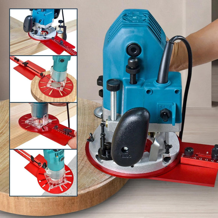 Fräsvorrichtung, Fräsvorrichtung zum Schneiden von Kreisen | Oberfräse Kreisschneider Jig Trimmer Ob