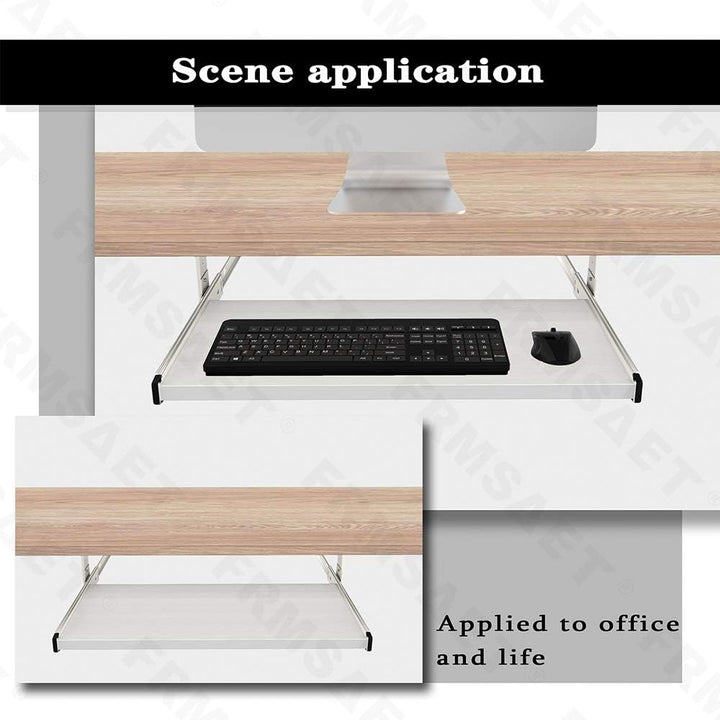 FRMSAET Möbelzubehör Büroproduktanzüge Hardware 53 cm / 60 cm / 76 cm Tastatur Schubladenfach Holzha