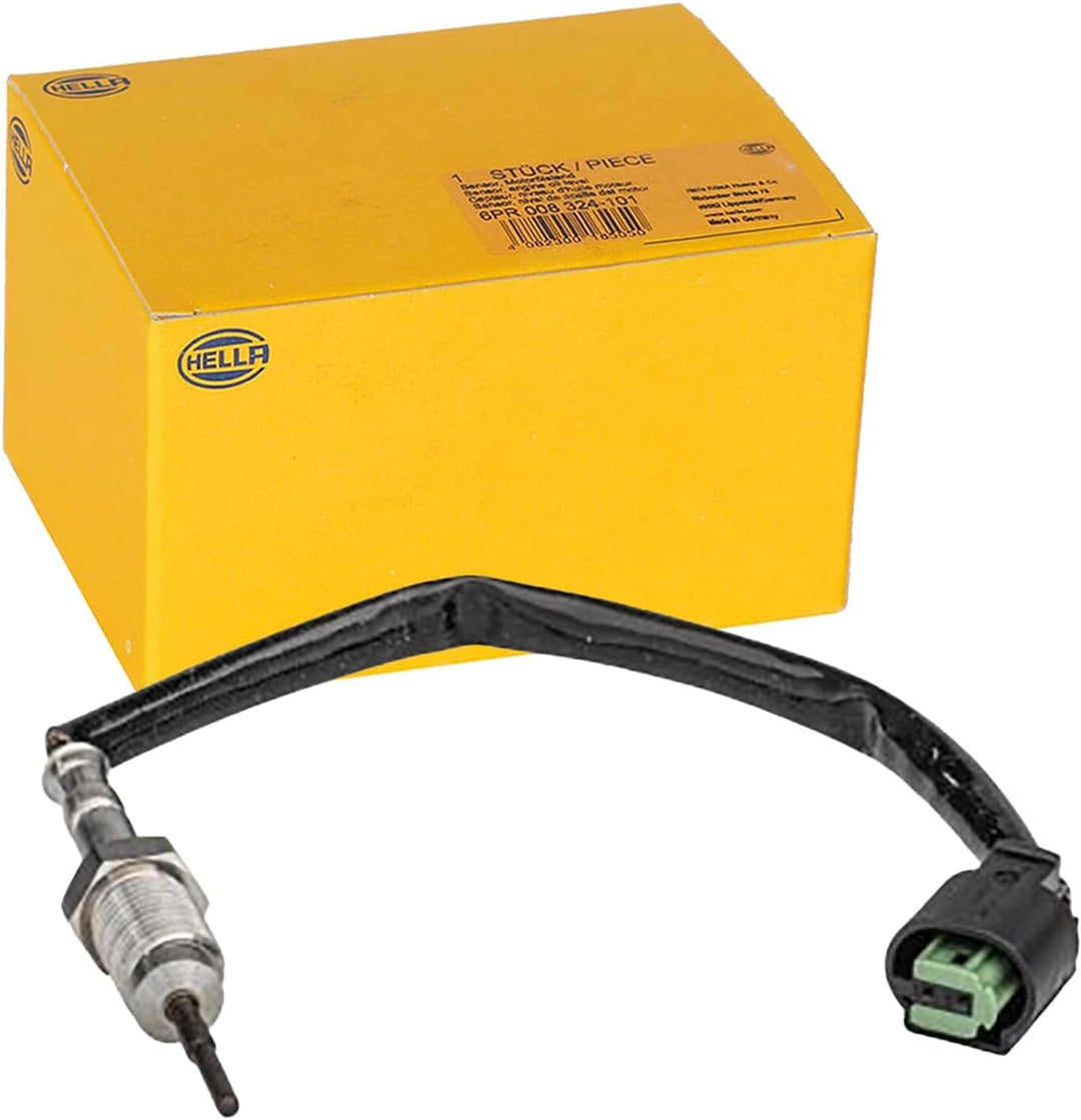 HELLA 6PT 358 181-271 Sensor, Abgastemperatur - 2-polig - geschraubt - Kabel: 155mm