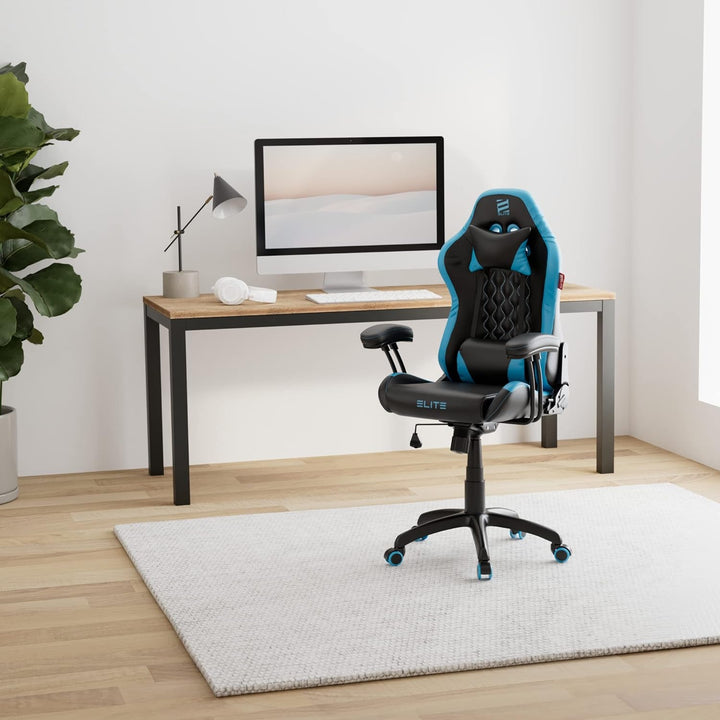 ELITE Pulse - Gaming Stuhl für Kinder - Kunstleder - Ergonomisch - Racer - Drehstuhl - Chair - Büros