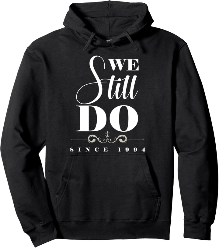 Hochzeit Verheiratet Seit 1994 Ehemann Ehefrau Hochzeitstag Pullover Hoodie
