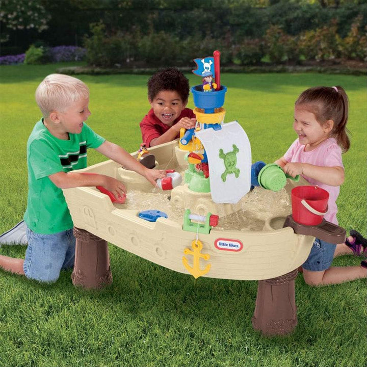 Little Tikes Anchors Away Piratenschiff - Wasserspielset für Kinder - Sicher und tragbar - Fördert k