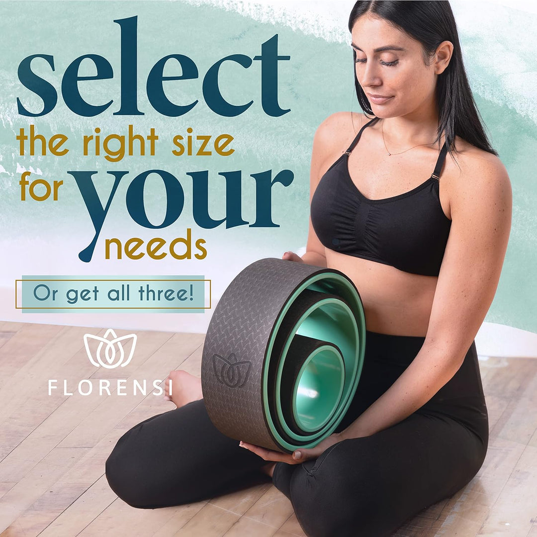 Florensi Yoga Wheel 15 Cm Single Green, 15 Cm Single Green