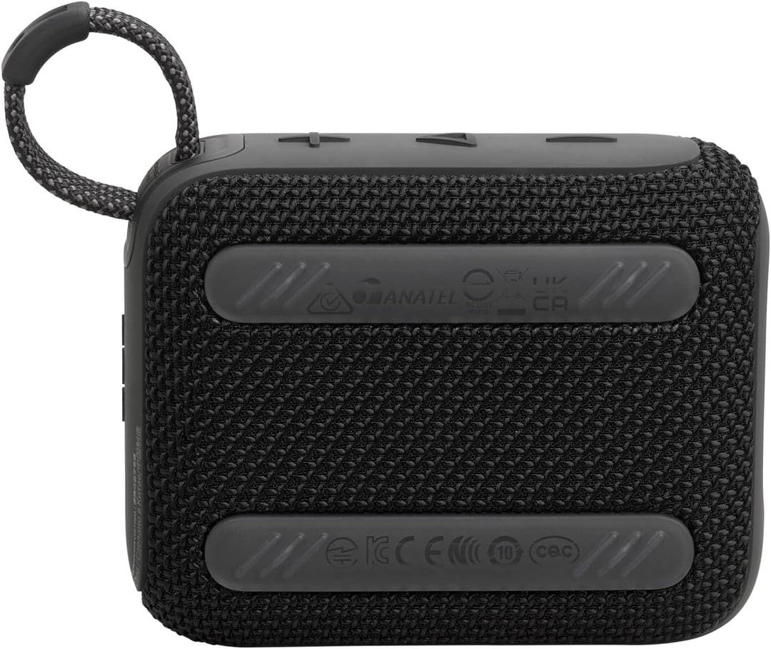 JBL Go 4 in Black - Portable Bluetooth Speaker Box Pro Sound, Deep Bass and Playtime Boost Function