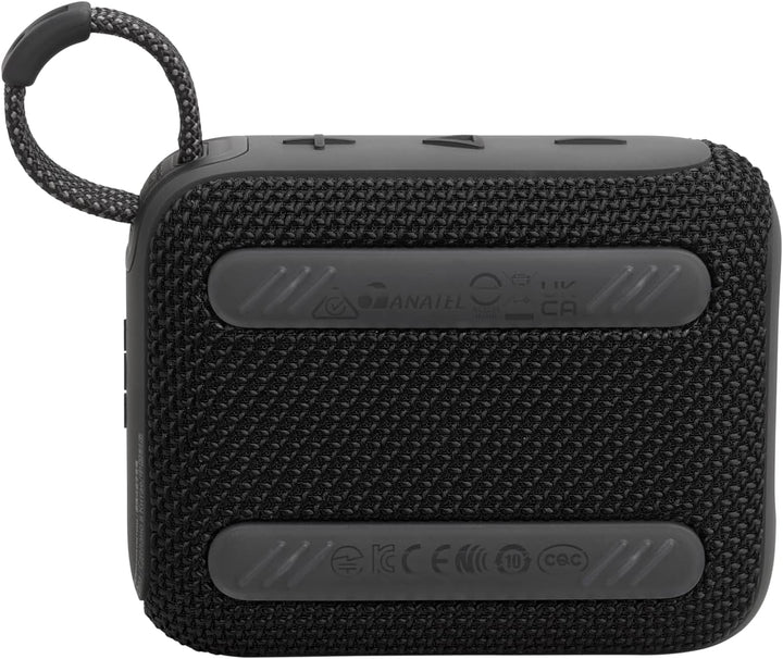 JBL Go 4 in Black - Portable Bluetooth Speaker Box Pro Sound, Deep Bass and Playtime Boost Function