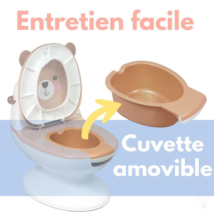 Bambisol Bebe Toilette Bär | Sauberes Lernen, Kinder, pflegeleicht | Bär, Bär
