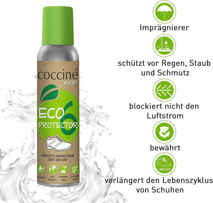 Coccine - Wildleder Pflege + Imprägnierspray Schuhe Set, Nubukleder Pflege, Impregnierungsspray Schu