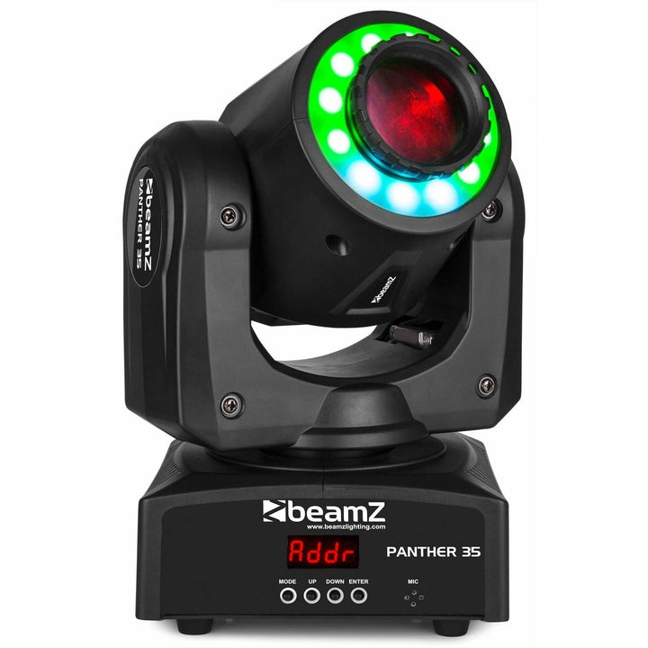 BeamZ Panther 35 - Moving Head LED und 35W LED - Vielseitiger und leistungsstarker DMX Movinghead, 7