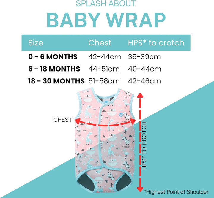 Splash About Baby Wrap Neoprenanzug 18-30 monate Nina's Ark, 18-30 monate Nina's Ark