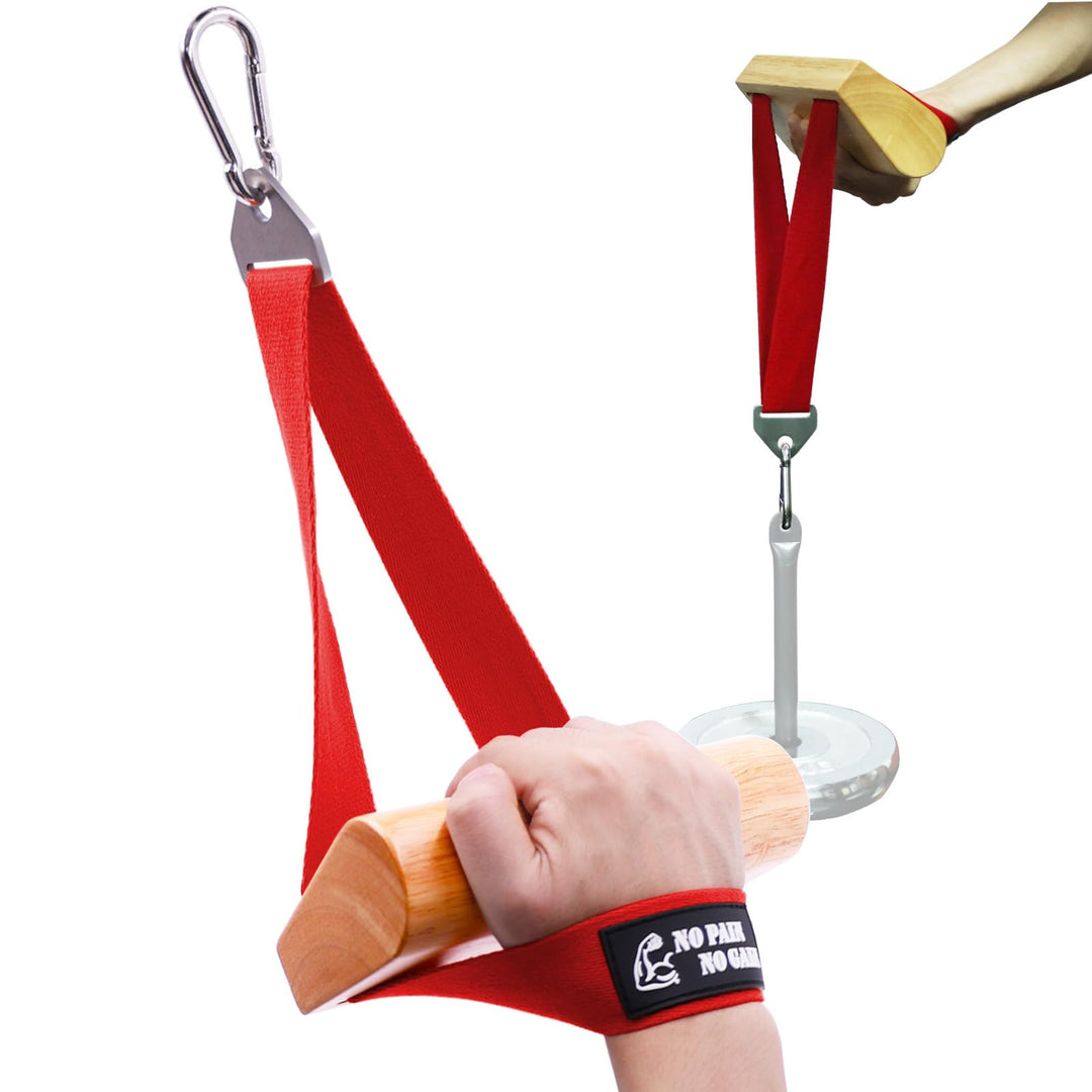 J Bryant Armwrestling-Stärkegriff – Ergonomischer Holzgriff-Trainer für Unterarm & Handgelenk, Funkt