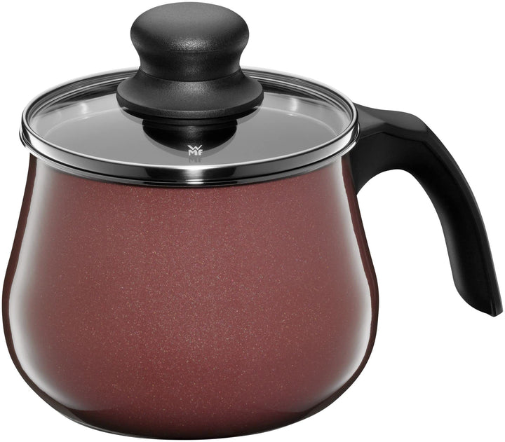 Fusiontec Mineral Mini Topf mit Deckel rose quarz Rot, Rot