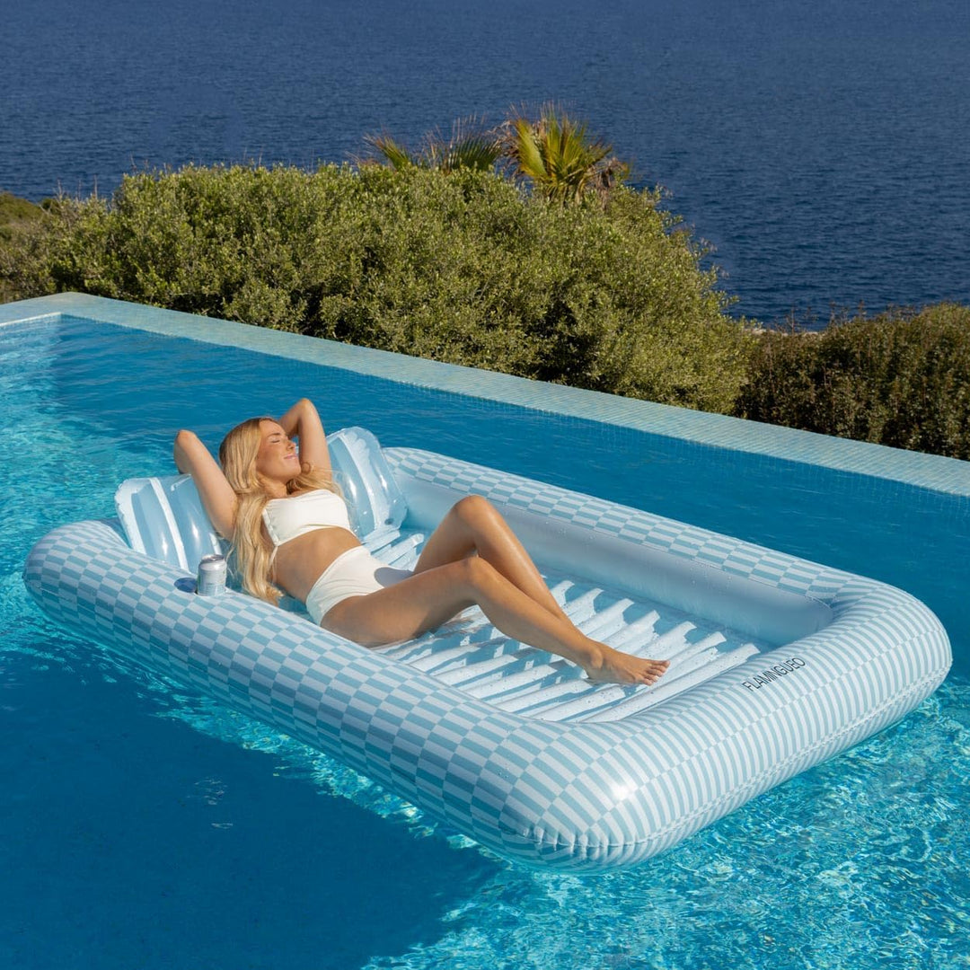Flamingueo Luftmatratze Pool - Wassermatratze, Schwimmmatratze, Luftmatratze Strand, Wasserhängematt
