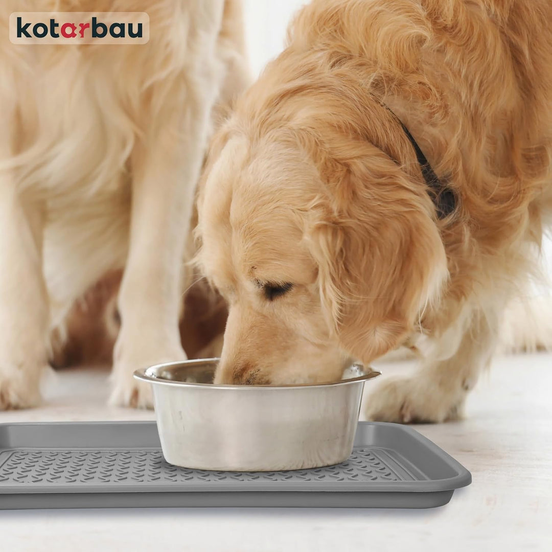 KOTARBAU® Schuhabtropfschale - 38 x 50 cm - Abtropfmatte für nasse Schuhe - Schuhablage für Herbst &amp;