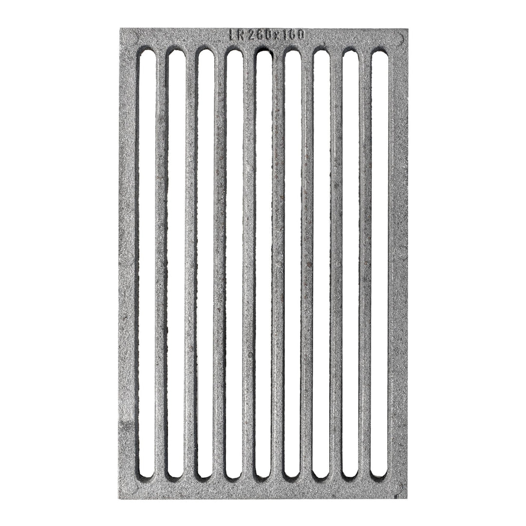 Kaminrost Gusseisen 26x16 cm - Ascherost für Kaminofen - Kamin Feuerrost - Robuster und Massiv Gusse
