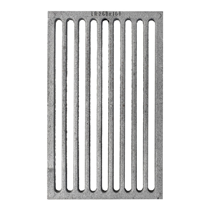 Kaminrost Gusseisen 26x16 cm - Ascherost für Kaminofen - Kamin Feuerrost - Robuster und Massiv Gusse