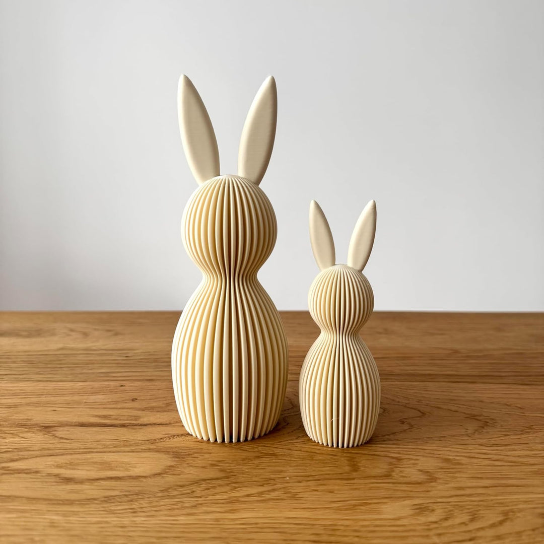 Generisch Scandi Osterhase 3D Deko – Minimalistische Osterdekoration im skandinavischen Design – Ger
