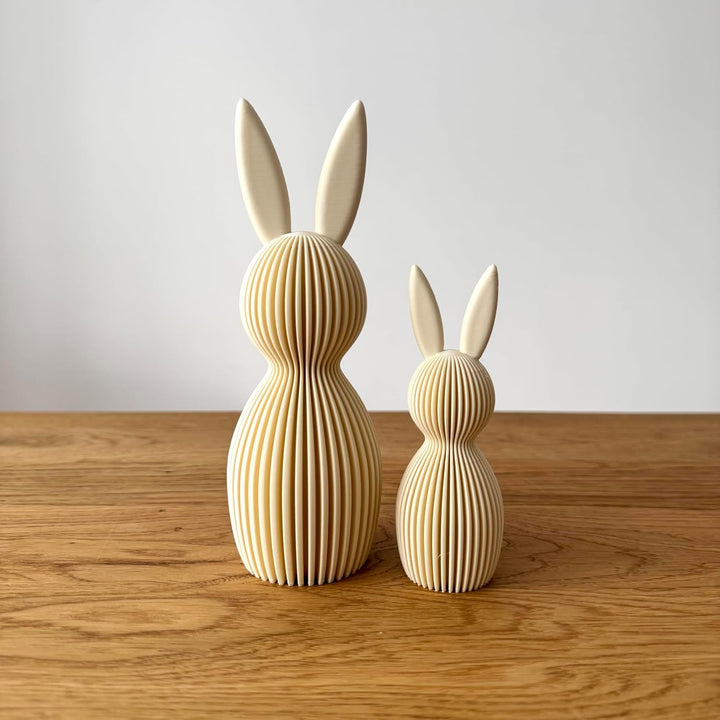 Generisch Scandi Osterhase 3D Deko – Minimalistische Osterdekoration im skandinavischen Design – Ger