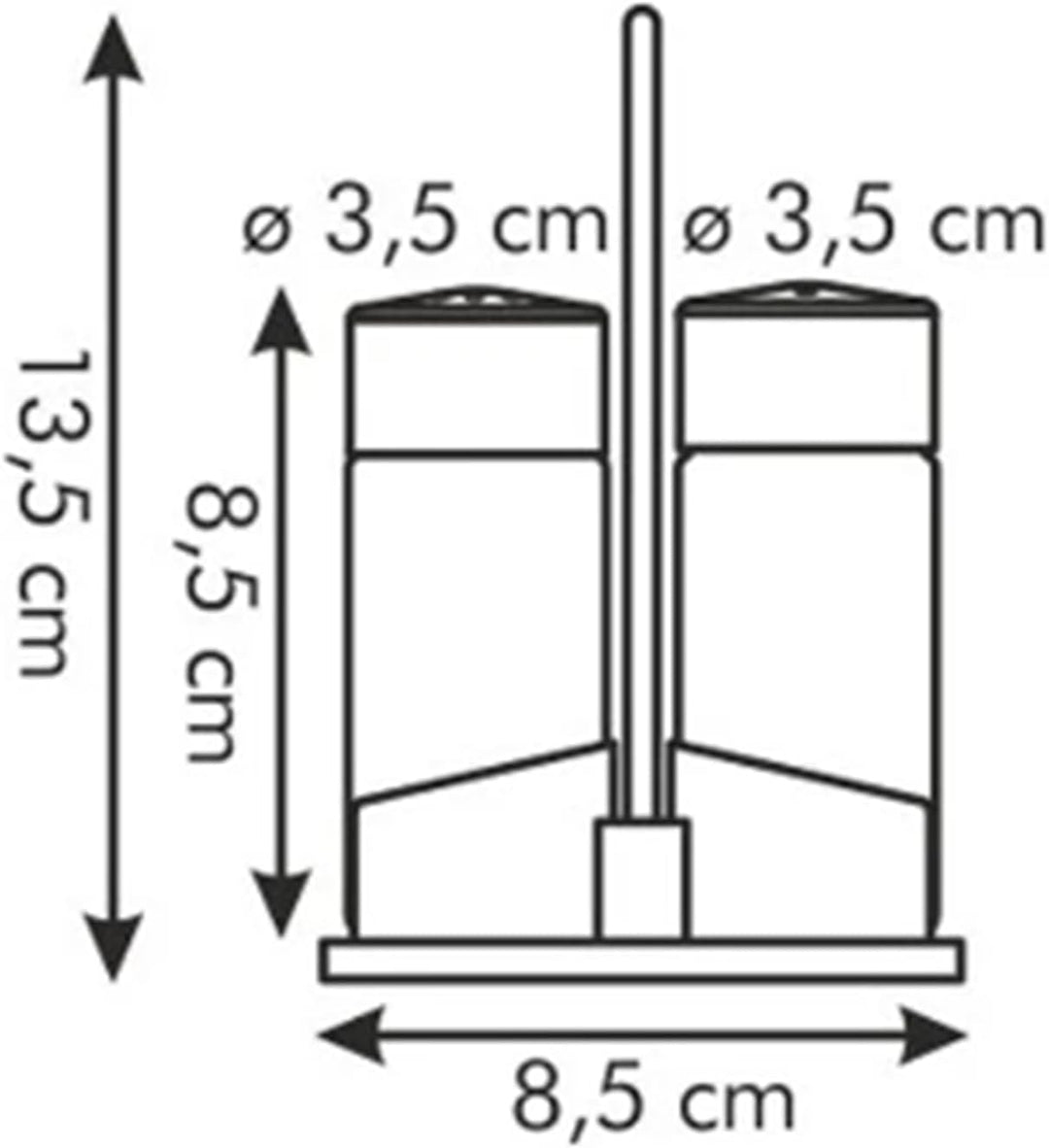 Tescoma Salz- und Pfefferstreuer-Set Club (je 12 Stück) 12 x Salz-Pfeffer, 12 x Salz-Pfeffer