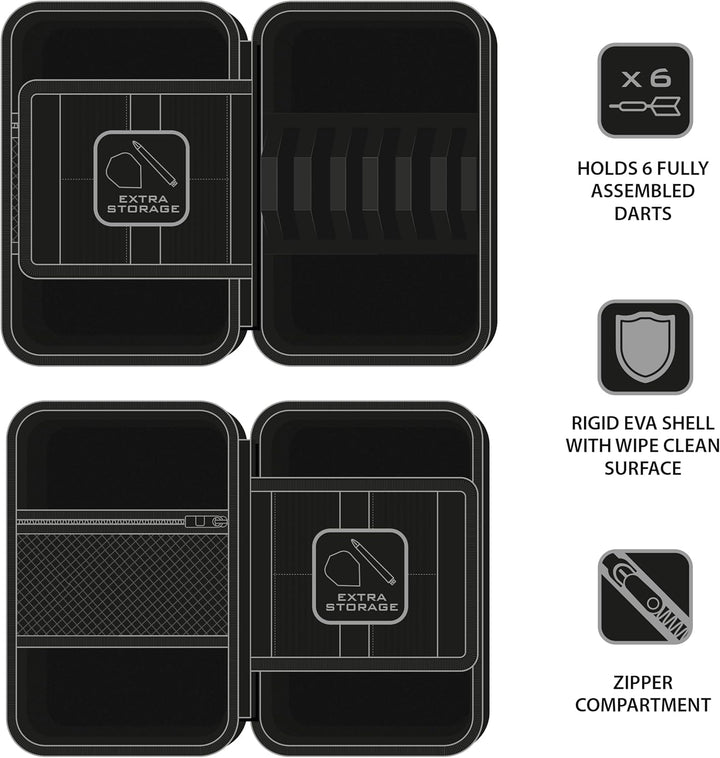 Harrows Darts Case Ryan Searle Player Pro 6 v2 | Darttasche Darts Halter I Darttasche für 6 Darts |