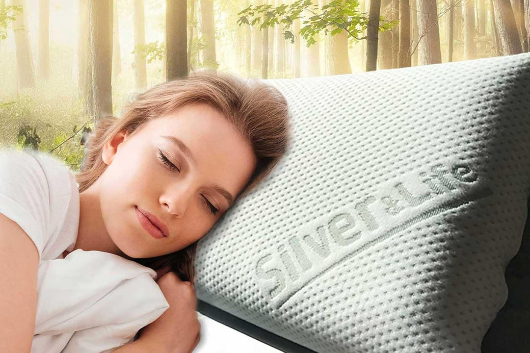 Orthopädisches Nackenstützkissen Silver Neck Wide - viscoelastisches Kissen, Kopfkissen aus Memory S