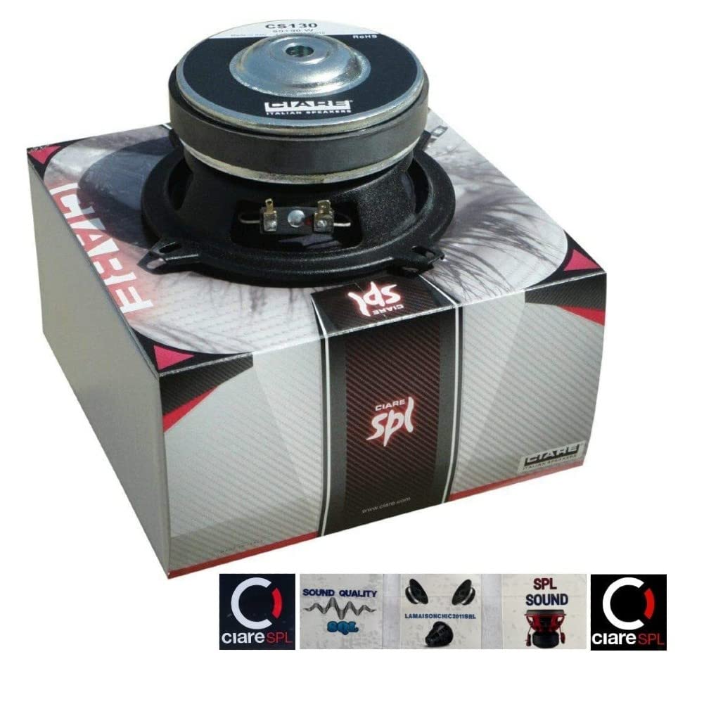 1 SUBWOOFER CIARE CS130 CS 130 mit 30+30 watt rms und 90+90 watt max 5" 13,00 cm 130 mm dvc doppelsp