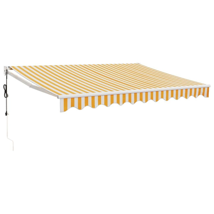 vidaXL Markise, Sonnenmarkise mit Kurbel Automatisch, Gelenkarmmarkise für Terrasse Balkon, Sonnensc
