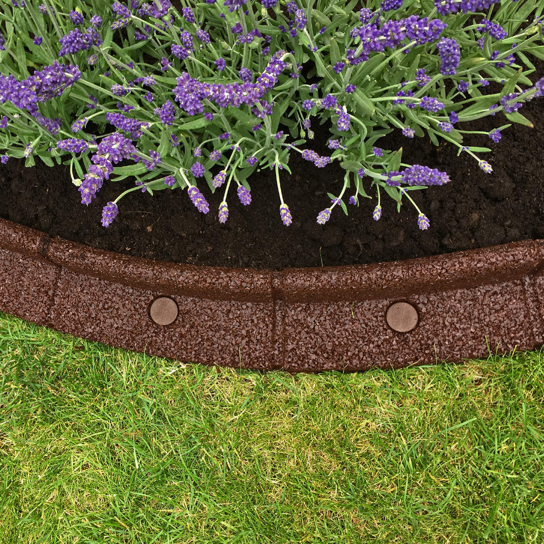 EcoShape FlexiBorder - Flexibel Rasenkante - Beeteinfassung für Rasenflächen - Wege - Erhöhte Begren