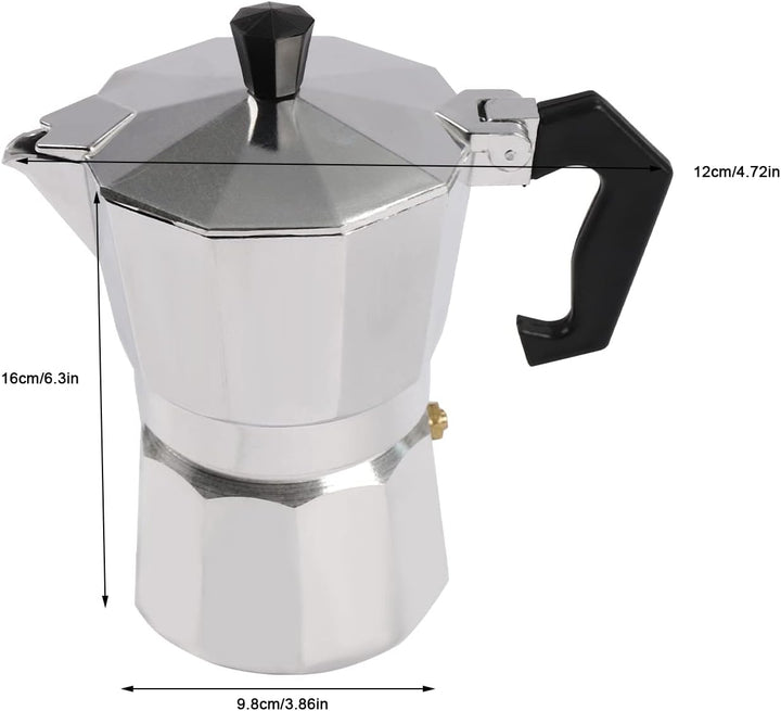 Elektrische Mini Single Hot Plate Espresso Herd (Espresso Maker) – 500W Aluminium Espressokocher Für