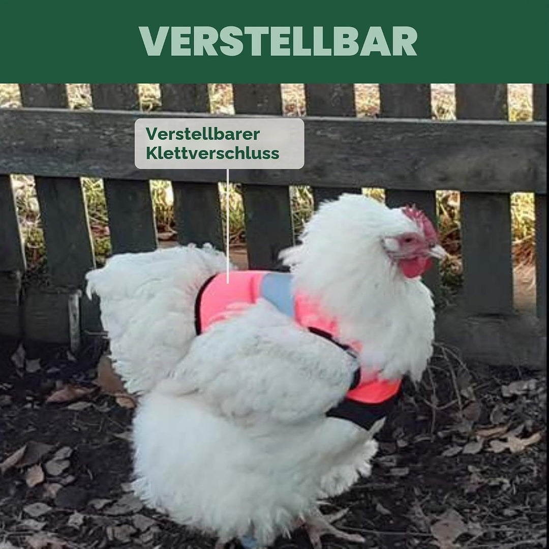 Omlet Warnweste für Hühner - Pink