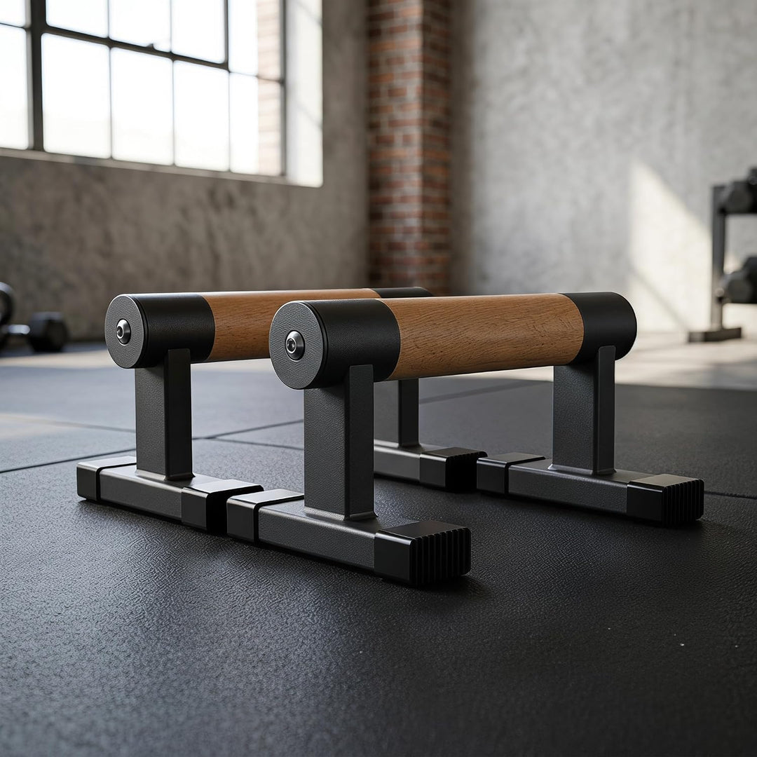 Liegestützgriffe, Parallettes mit Griff Rutschfeste Push Up Bar Liegestütze Handstand Griffe Calisth